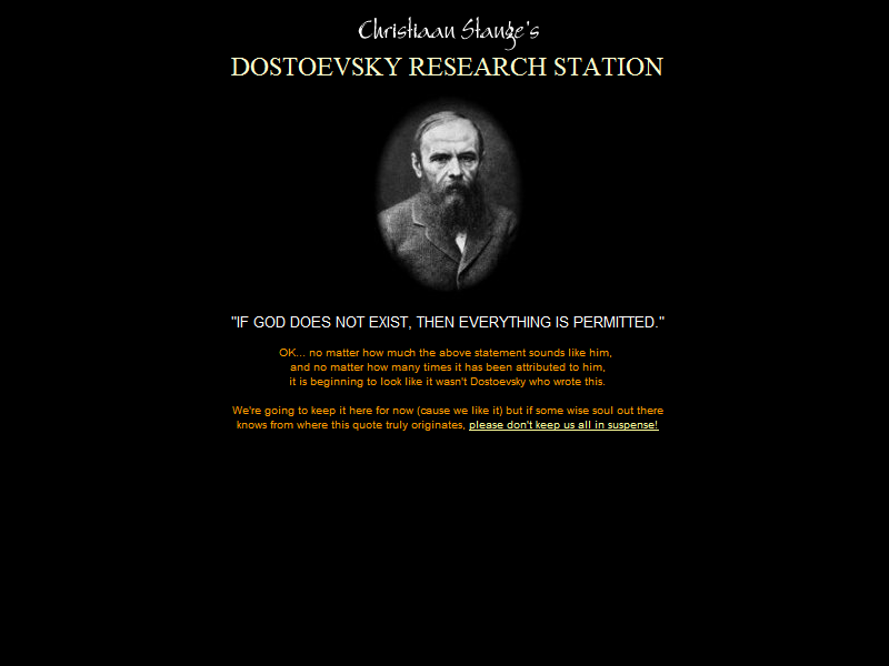 Dostoevsky Research Station