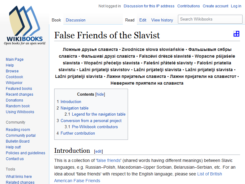Falsche Freunde des Slavisten: False Friends of the Slavist