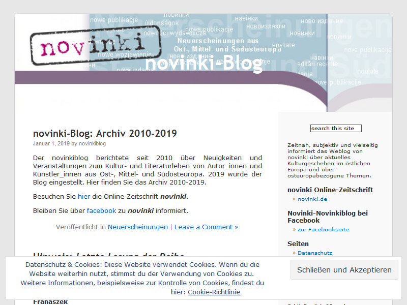 novinki-Blog