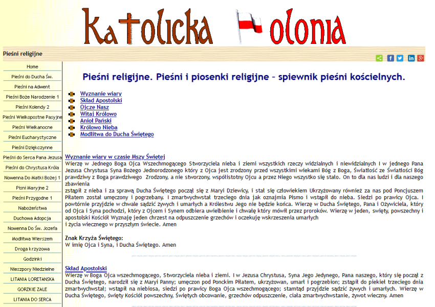 Piesni i Modlitwy - Katholische Gebete und Liturgie auf Polnisch