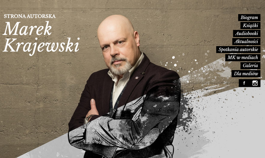 Homepage Marek Krajewski