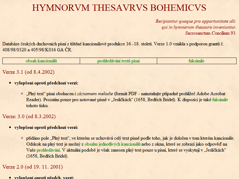 HYMNORUM THESAURUS BOHEMICUS