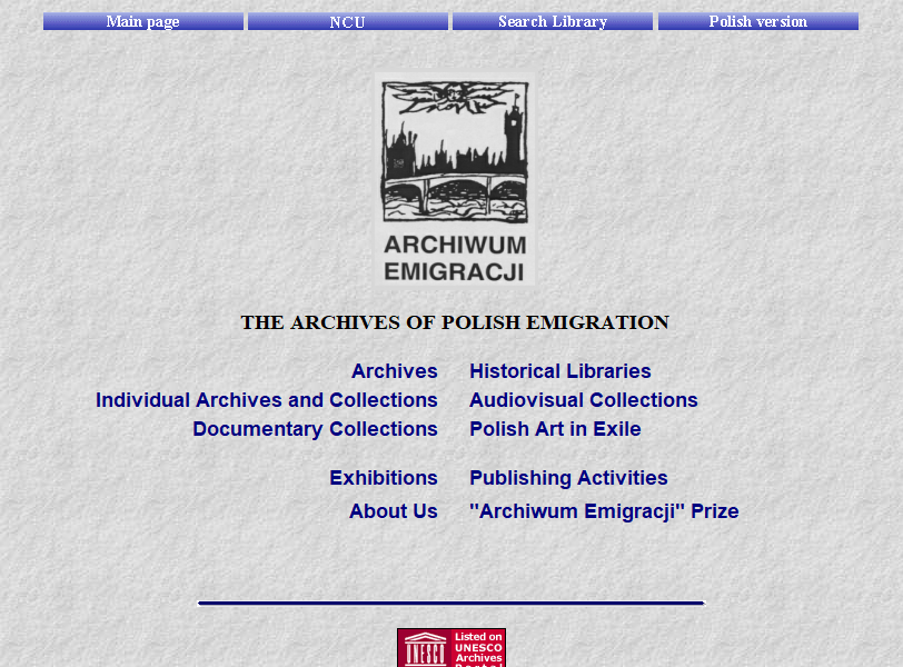 Archives of polish emigration