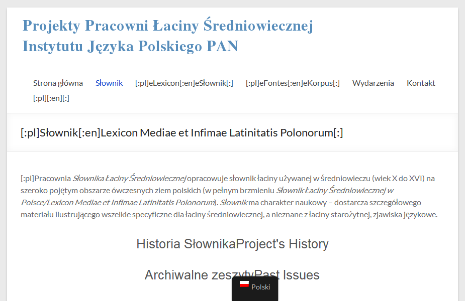 Słownik Łaciny Średniowiecznej w Polsce