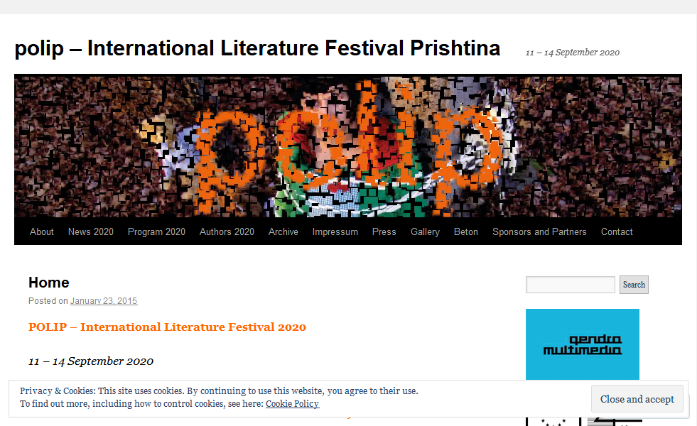 polip – International Literature Festival Prishtina