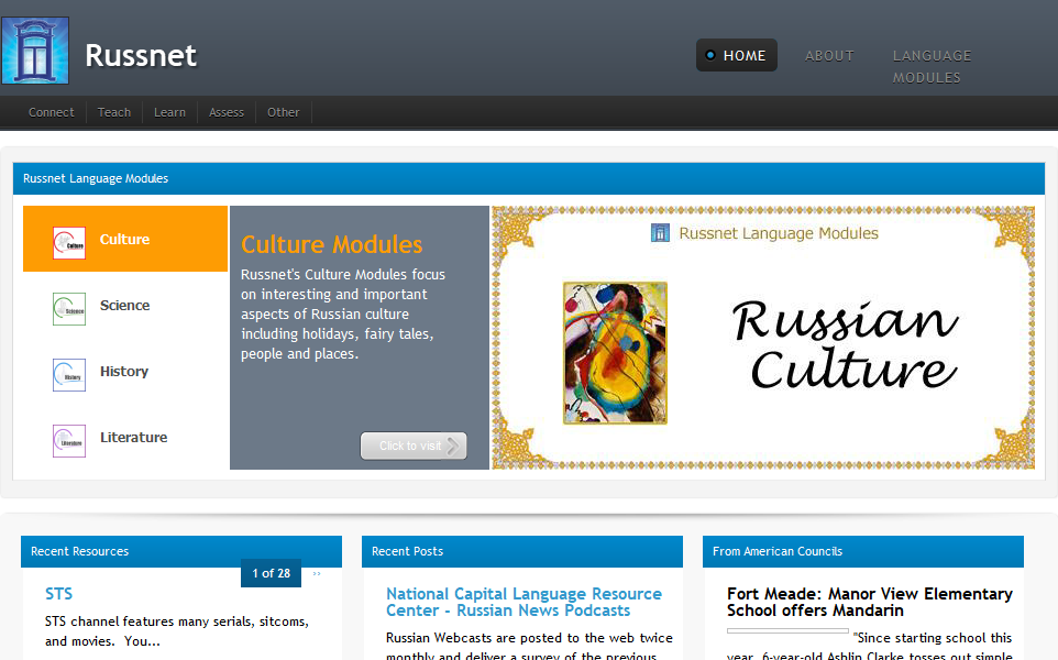 Russnet: the Russian Language Network