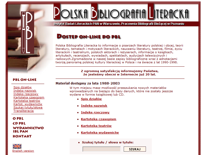 Polska Bibliografia Literacka