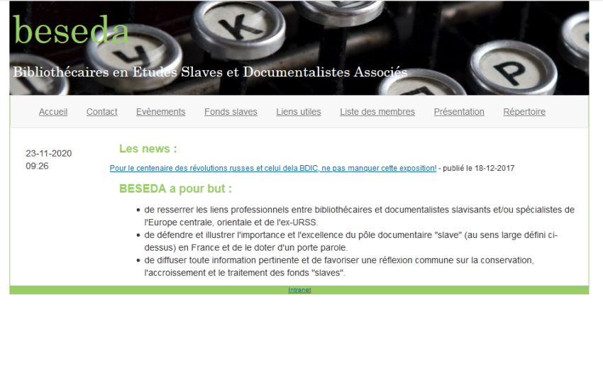 Bibliothécaires en Etudes Slaves et Documentalistes Associés (BESEDA)