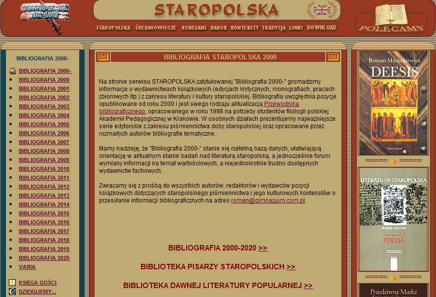 Bibliografia staropolska