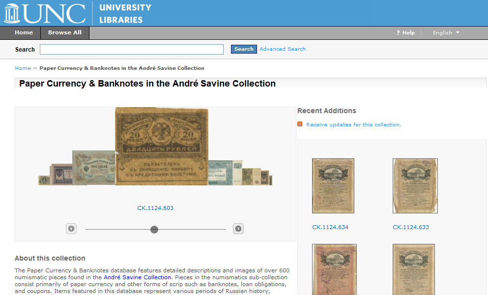 Paper Currency & Banknotes in the André Savine Collection