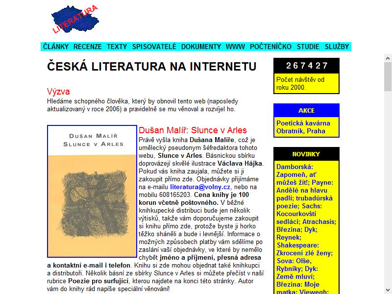 Česká literatura na internetu