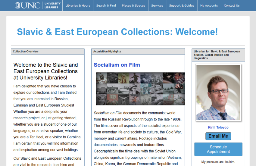 Slavic, Eurasian and East European Collections
