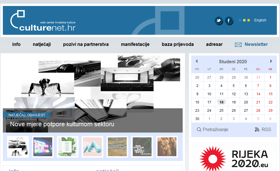 Culturenet.hr - virtual portal to Croatian Culture