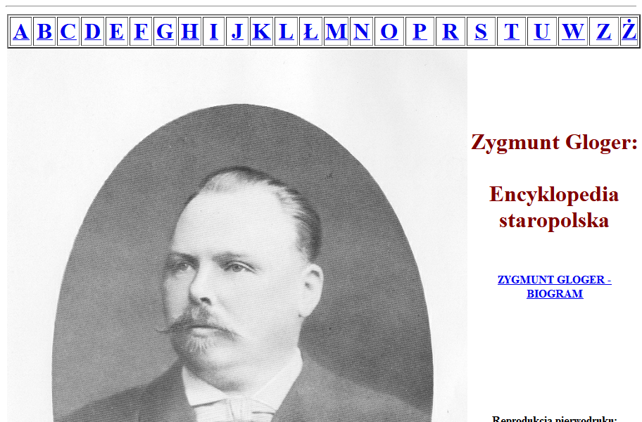 Encyklopedia staropolska Zygmunta Glogera
